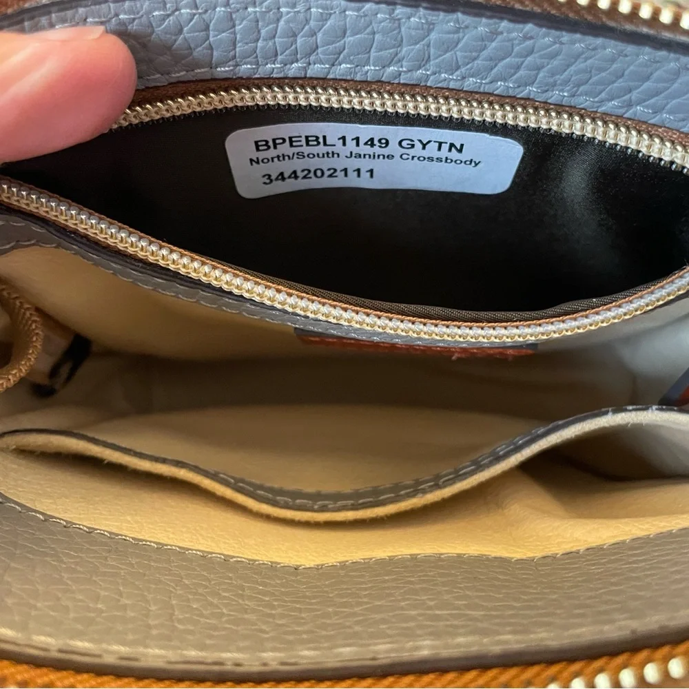 Dooney & Bourke Gray Janine Crossbody - Picture 6 of 10